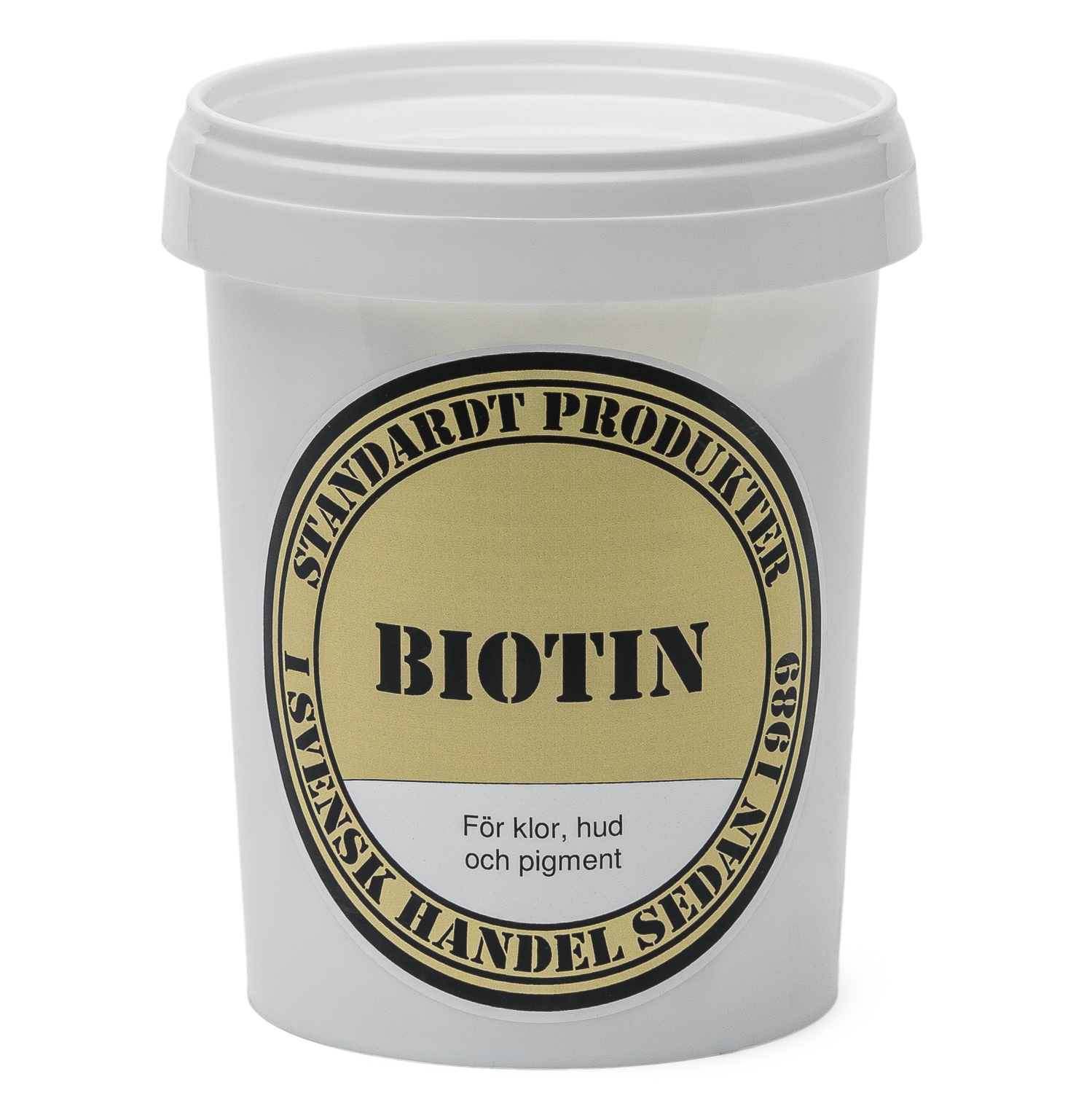Standardt BIOTIN . För klur, hud och pigment.
