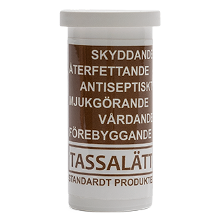Standardt TASSALÄTT tassstift. Skyddar, återfettar, mjukgörande, m.m.